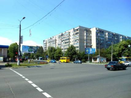 Билборд A в Бровары, 6х3  м.Бровари, перетин бул.Незалежності та вул. Чорних Запорожців, напрям з  бул.Незалежності фото 1