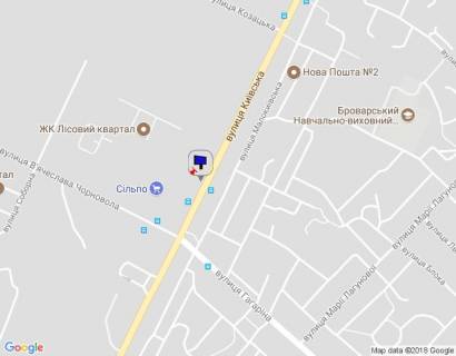 Билборд B в Бровары, 6х3  м.Бровари, вул.Київська, 241, (парковка біля Сільпо) (біля ТРЦ Марк мол, Розетка, Макдональдс) схема