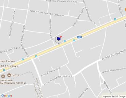 Билборд A в Бровары, 6х3  м.Бровари, вул.Київська, 41, провулок Пісчаний схема