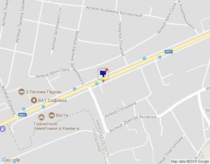 Білборд, Бігборд (Борд)  B у Бровари, 6х3  м.Бровари, вул.Київська, 40  (світлофор) схема