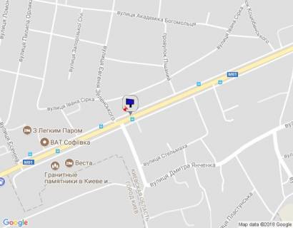 Билборд B в Бровары, 6х3  м.Бровари, вул.Київська, 27, (світлофор) схема