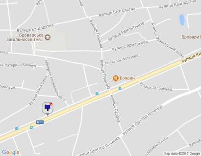 Билборд A в Бровары, 6х3  м.Бровари, вул.Київська, 59  (світлофор) схема