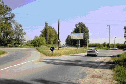 Билборд A в Фастове перекресток ул. Якубовского и Окружной дороги,  (клумба) направление от Белой Церкви фото 2