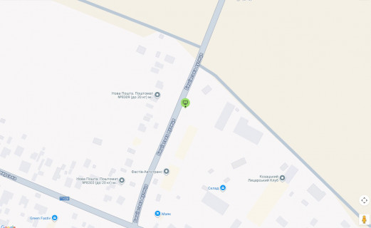 Билборд A в Фастове, 6х3  вул. Бишівська, 3 схема