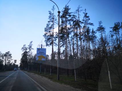 Білборд, Бігборд (Борд)  A у Бучі, 3*4  траса Київ-Ковель, вул. Шевченко, біля ресторану Отаманша Фото 1