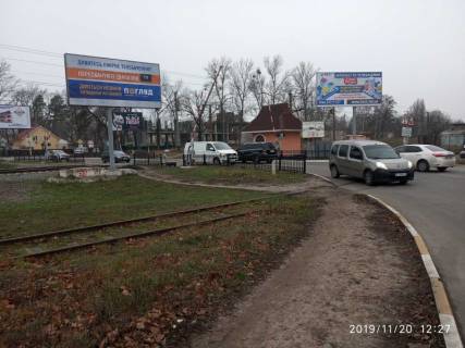 Билборд B в Ирпене, 6х3  Ірпень, залізничний переїзд фото 1