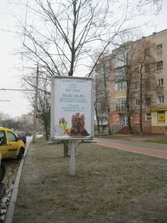 Ситилайт A в Чернигове, 1.2х1.8  м. Чернігів, вул. Левка Лук'яненка (Рокосовського), 39, на узбіччі фото 1
