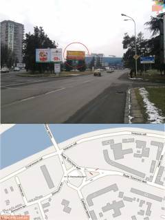 Билборд A в Ужгороде, 3х6  вул. Залізнична-Станційна (З/д вокзал,Автовокзал, Центральна частина міста - привокзальна площа, інтенсивний рух) фото 1