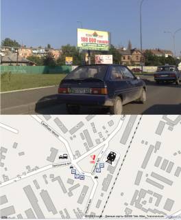 Білборд, Бігборд (Борд)  B у Ужгороді, 3х6  вул. Залізнична-Станційна (З/д вокзал,Автовокзал, Центральна частина міста - привокзальна площа, інтенсивний рух) Фото 1
