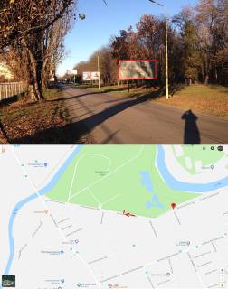 Билборд A в Ужгороде, 3х6  Словянська Набережна  (Парк розваг,  "Епіцентр","Нова Лінія", Велмарт, АЗС "ОККО", "WOG","Бром" ,готель"Ужгород"Альма, інтенсивний рух) фото 1