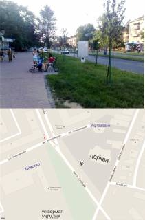 Ситилайт B в Ужгороде, 1.2х1.8  пр. Свободи (ТЦ"Україна",  "КиївСтар", Укртелеком, магазини, кафе) фото 1