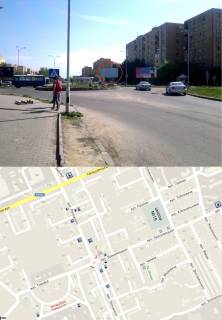 Билборд A в Ужгороде, 3х6  вул. Легоцького (Коло, ТЦ Токіо, ТЦ Вопак,АТБ, Велмарт,АЗС "WOG", напрямки на Закарпатський державний університет, вулиці Заньковецька, Героїв 128-ї бригади (8 Березня), Капушанська (Перемоги), Баб'яка) фото 1