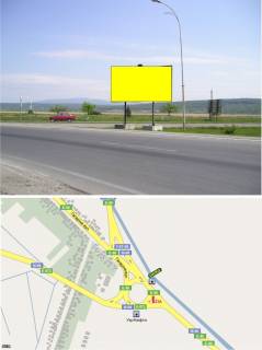 Билборд A в Ужгороде вул. Карпатської України (Гагаріна) (4 полоси руху,Центральний в`їзд в м.Ужгород, розв'язка автошляху Київ-Ужгород, яка веде до КПП "Ужгород"(Словаччина) і КПП "Чоп"(Угорщина). фото 1
