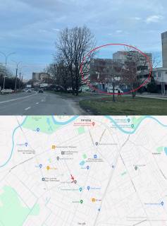 Білборд, Бігборд (Борд)  A у Ужгороді, 3х6  вул. Грушевського перехрестя Героїв 128-ї бригади (8 Березня) (4 полоси,перехрестя , ,Ринок, "Сільпо", ТЦ"Осетія",Ресторани,магазини, інтенсивний рух,автобусні зупинки, пішоходні переходи, світлофори, Інтенсивний рух місцевого та транзитного транспорту.) Фото 1
