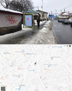Ситилайт B в Ужгороде Автобусна зупинка(вул.Карпатської України (Гагаріна)) фото 1