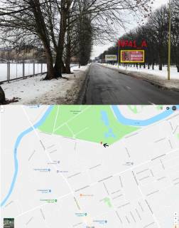 Білборд, Бігборд (Борд)  A у Ужгороді Словянська Набережна  ( Парк розваг,  "Епіцентр","Нова Лінія", Велмарт, ТЦ АЛЬМА АЗС "ОККО", "WOG","Бром" ,готель"Ужгород", інтенсивний рух) Фото 1