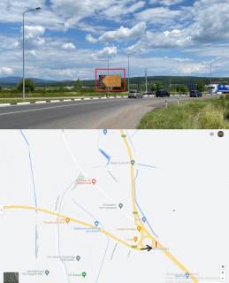Билборд B в Ужгороде, 3х6  вул. Карпатської України (Гагаріна) (4 полоси руху,Центральний в`їзд в м.Ужгород, розв'язка автошляху Київ-Ужгород, яка веде до КПП "Ужгород"(Словаччина) і КПП "Чоп"(Угорщина). фото 1