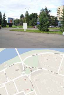 Citylight A in Uzhgorod pl. B. Hmel'nic'kogo (Napramok Centr, gotel' "Uzgorod", pisoh. perehid, naproti kola, intensivnij ruh,) Photo 1