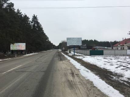 Билборд A в Новосёлках, 6*3  Новосілки, траса Київ-Десна, 270 м до повороту на с.Новосілки, праворуч, в напрямку з м.Вишгород в с.Новосілки фото 1