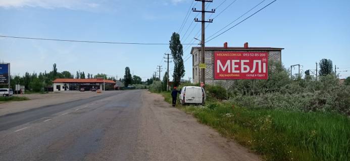 Билборд A в Затоке, 3x6  р-н Лиманская, Аквапарк,выезд из Затоки фото 1