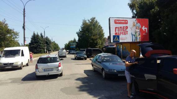 Билборд A в Сергеевке, 3x6  ЦЕНТР, РЫНОК, банк "Пивденный", "Приватбанк", автостанция фото 1