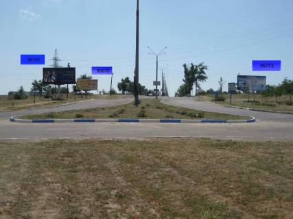 Билборд A в Южном Дорога на Південний, перехрестя доріг на Сичавку/порт фото 1