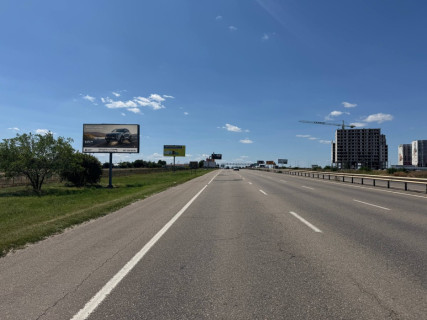 Билборд B в Одессе, Б  Овідіопольська дорога 7 км - Епіцентр транспорт прямує з м. Одеса (Епіцентр, Метро) фото 1