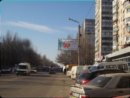 Билборд A в Одессе, 3х6  Владислава Бувалкіна вул. (Генерала Бочарова) 44/ Палія Семена вул. (Дніпропетровська дор.) (возле «Сильпо», напротив рынка «Северный»). фото 1