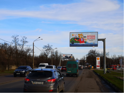 Білборд, Бігборд (Борд)  A у Одесі, 3х6  вул. Овідіопольська дорога, 10 Фото 1