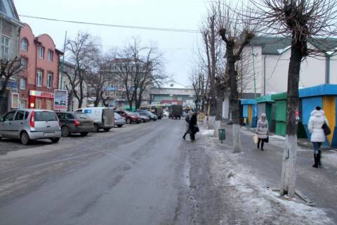 Нестандарт B в Надворной, 1,4x0,9  Майдан Шевченка, ринок, супермаркет 555, маг.Імідж, напрямок руху до Майдану Шевченка фото 1