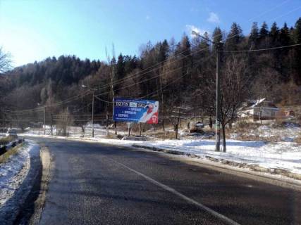 Билборд A в Яремче, 3x6  Траса Н-09 Мукачево-Львів, в`їзд у місто зі сторони Івано-Фр, перед постом ДАЇ, монастир Св.Іллі, напрямок руху на Буковель фото 1