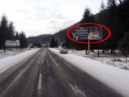 Билборд A в Татарове, 3x6  Траса Н-09 Мукачево-Львів, виїзд з села, напрямок руху на Буковель фото 1
