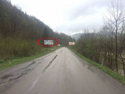 Билборд B в Татарове, 3x6  Траса Н-09 Мукачево-Львів, виїзд з села, напрямок руху на Івано-Франківськ фото 1