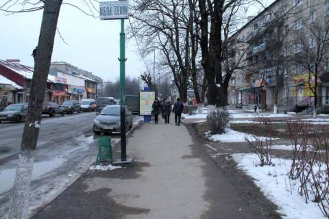 Ситилайт A в Надворной, 1,2x1,8  Грушевського, перукарна Каприз, маг.Каштан, напрямок руху до міської лікарні, с.Пнів, Пасічна, Зелена, Бистриця фото 1