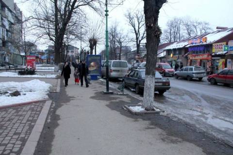 Ситилайт B в Надворной, 1,2x1,8  Грушевського, маг.Домотехніка, нотаріус Вірстюк, автозупинка на Пасічну, Пнів, напрямок руху до Майдану Шевченка фото 1