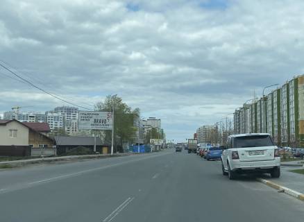 Билборд B в Вишневое, Board 3x6м  вул. Стуса кінець/початок вул.  Балукова, 8,  зупинка, поворот  на вул. Дружби, поруч "Автостанція", "МАРКЕТ SUPPER", навпроти Ресторан "Дід Madrid", 100м. до ТРЦ "Наше Небо", "BILLA",  в бік м Києва фото 1