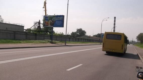Billboard B in Kyiv, Board 3x6м  st. Elektrikiv, ZD zupinka "Obolon'", Magazin "Vse dla kateriv i lodok", "Gaz life, povorot do ZK "Rybalsky (Ribal's'kij)", "Meblevi Tehnologii",  napramok do st. Novokonstantinivs'ka, na Podil v centr Photo 1