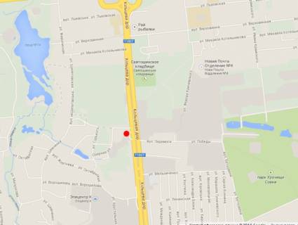 Билборд A в Киеве, Board 3x6м  вул. В.Кільцева / БРСМ - "Верховина"/ТЦ "Діамант" в напр. Одеської пл.  (нижній) схема