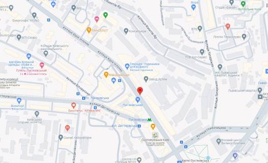 Нестандарт A в Киеве, 2.5x1.5  вул. Іллєнка Юрія (Мельникова), 2 з центру, вхід у підземний перехід  - ст. м. Лук’янівка схема