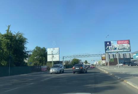 Билборд B в Крюковщине Вул. Балукова, 1-Е, напротив ТРЦ "Наше Небо", "БІЛЛА", "JYSK", в бік с. Гатного, Тарасівки (нижній) фото 1