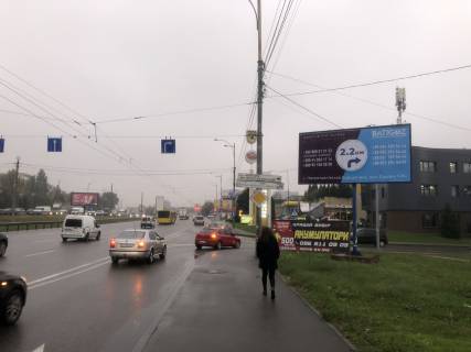 Білборд, Бігборд (Борд)  A у Києві, Board 3x6м  вул. Велика Кільцева дорога/поворот на вул. Соборну/вул. Петропавлівська, 2,  "Дверна та меблева фурнітура",  2+195км праворуч - №14, в напрямку c. Петропавлівська Борщагівка Фото 1