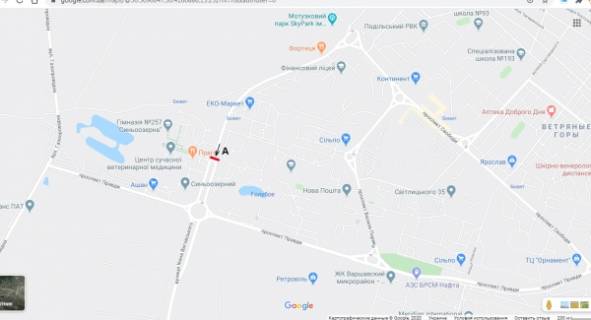 Призматрон, Призма A у , 0,74х1,25 (0,74х1,25), Prismavision 3х6  пр-т Гонгадзе (Рад. Украины),3 - 453362 схема