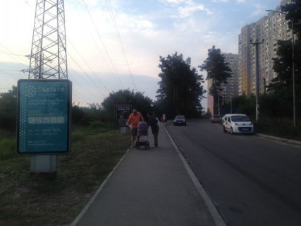 Ситискролл B в Вышгороде, Сity- скрол 1.8x1.2м  вул. Кургузова, ЖК "Ярославичі", напрмок від вул. Київська №2 фото 1