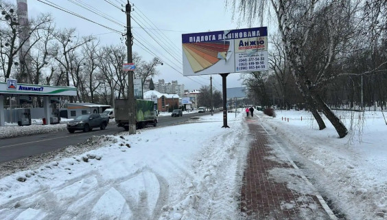 Билборд A в Бровары, Board 3x6м  вул. Ярослава Мудрого, 55, навпроти  АЗС «Avantage7»,  поруч АЗС "КЛО", вїзд в м. Бровари, в м. Київ фото 1