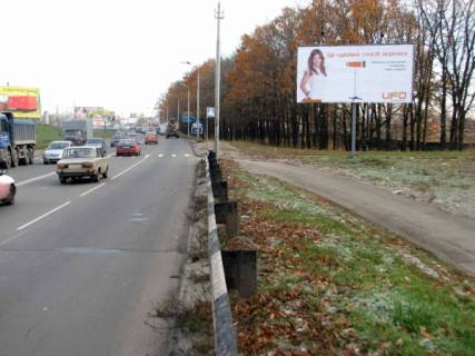 Билборд A в Киеве, Board 3x6м  ул. Б.Окружная / а-т Жуляны в напр. Воздухофлотского просп. фото 1