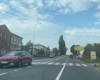 Билборд A в Вишневое, Board 3x6м  вул. Київська, 10, другий навпроти "Золотий Мандарин"(вул.Київська,17) , направлення на Боярку фото 1