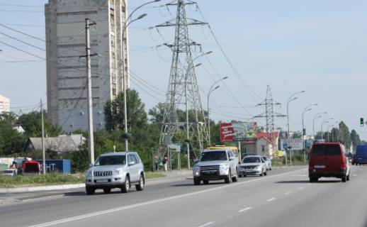 Призма B в Вышгороде, Prismavision 3х6  вул. Набережна/вул. Київська,  світлофор , направлення з м. Києва - 564386 фото 1