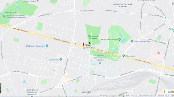 Скроллер A в Киеве, скролл 3.14*2.3  просп. Берестейський (Перемоги), 41, ЖК "Crystal Park Tower" в напр. Шулявки - 557619 схема
