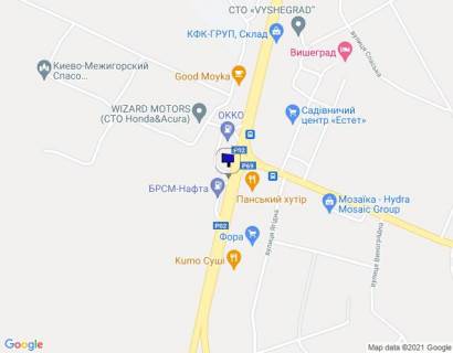 Billboard A in Novi Petrivtsi, Board 3x6м  вул. Свято-Покровська, перед світлофором, за 100м перед поворотом на Вишгород, АЗС "ОККО", АЗС "БРСМ", в м. Київ scheme
