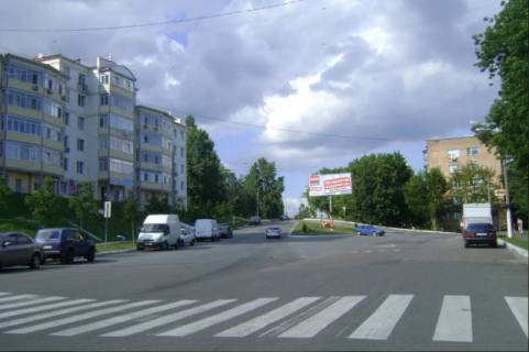 Білборд, Бігборд (Борд)  A у Вишгороді, Board 3x6м  вул. Кургузова, 11, Маг. мебелів "Комфорт", розподілювач, направлення на вул. Грушевського, вул. Шолуденко Фото 1